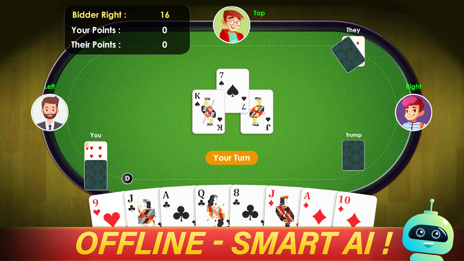 29 card game online play screenshot