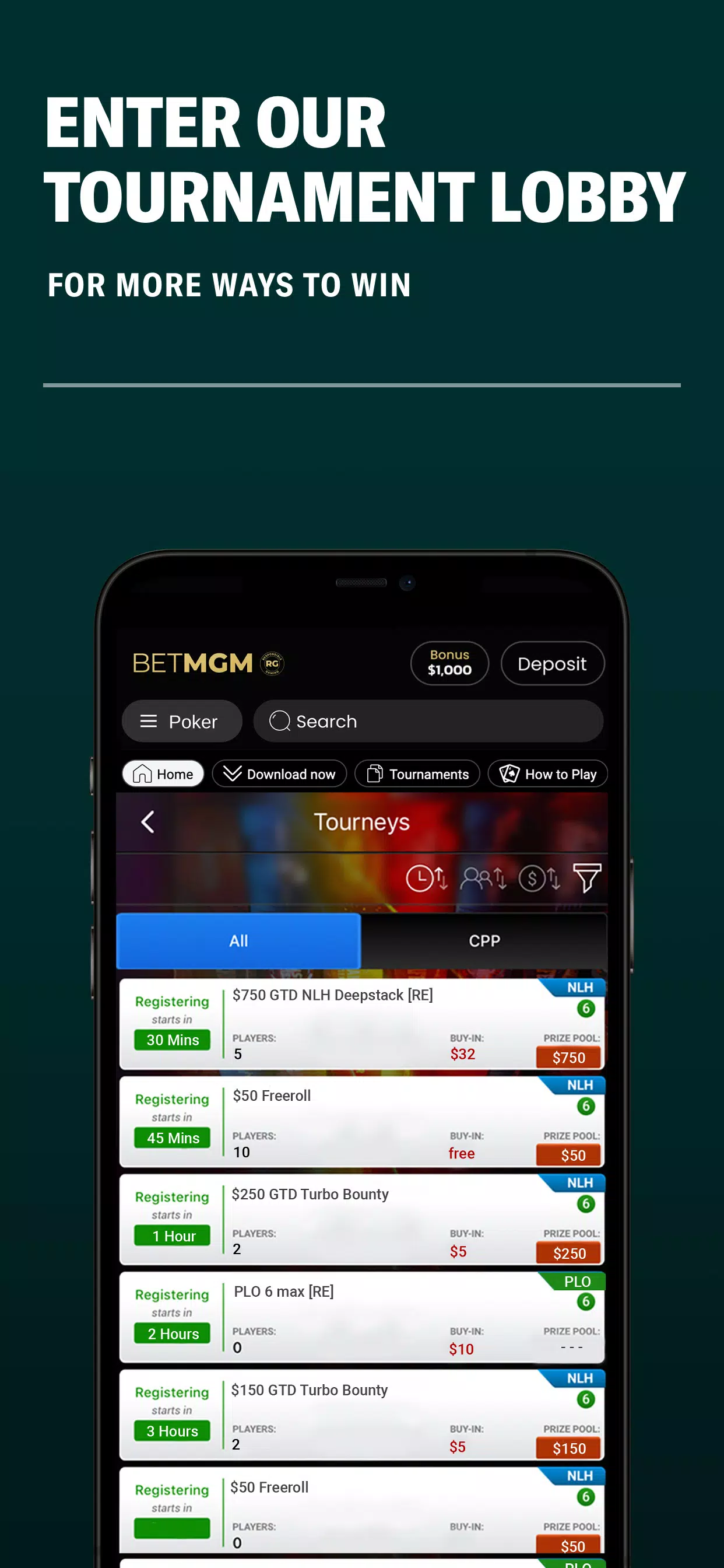 BetMGM Poker - Michigan APK screenshot