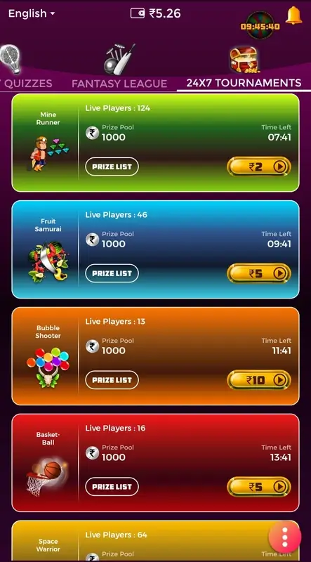 Winzo Latest screenshot