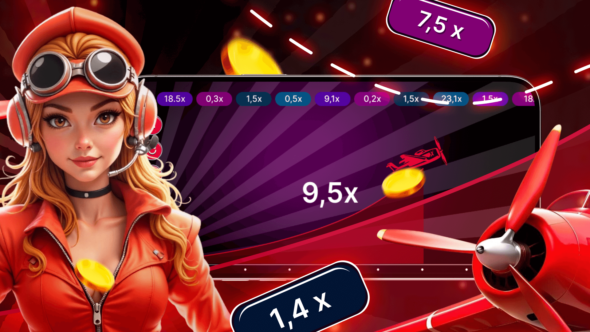 Aviator by Ambani App Game screenshot