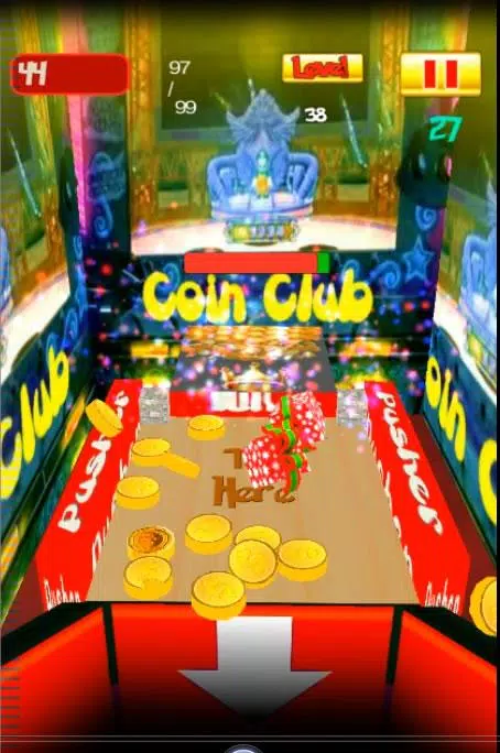 Coin Dozer Christmas King Game screenshot
