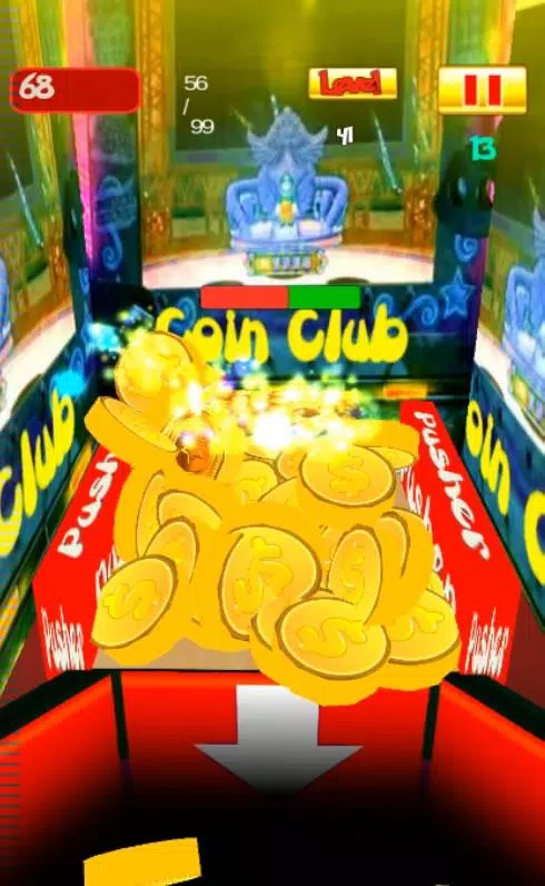 Coin Dozer Christmas King Game screenshot