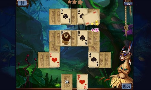 Rainforest Solitaire Free Online apk screenshot
