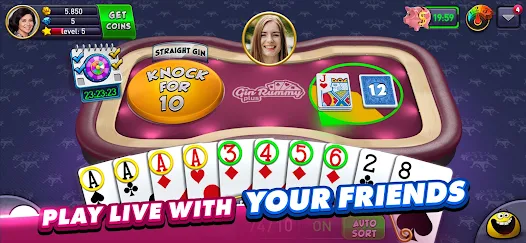 Gin Rummy Plus Online Free apk screenshot