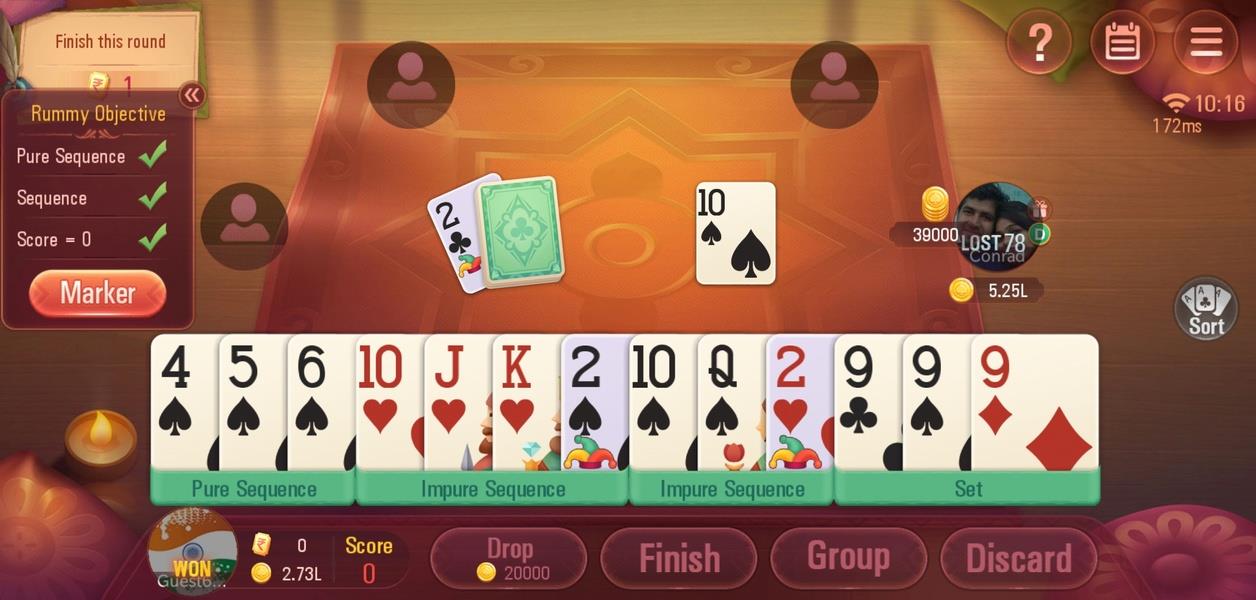 Rummy Plus - Online Indian Rummy apk screenshot
