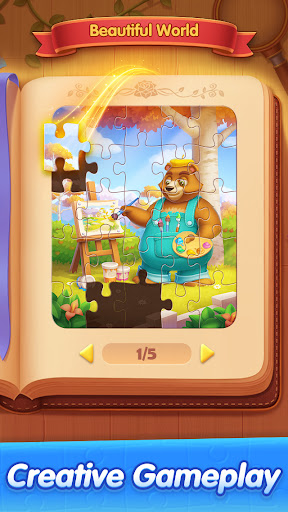 Solitaire Jigsaw Game screenshot