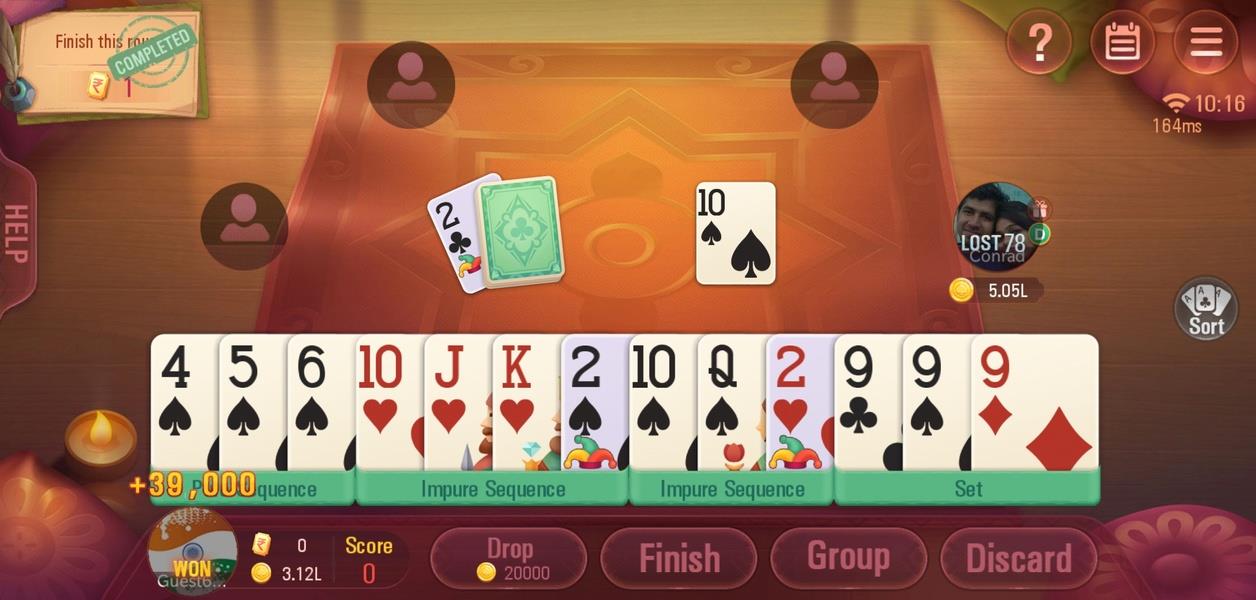 Rummy Plus - Online Indian Rummy Game apk screenshot