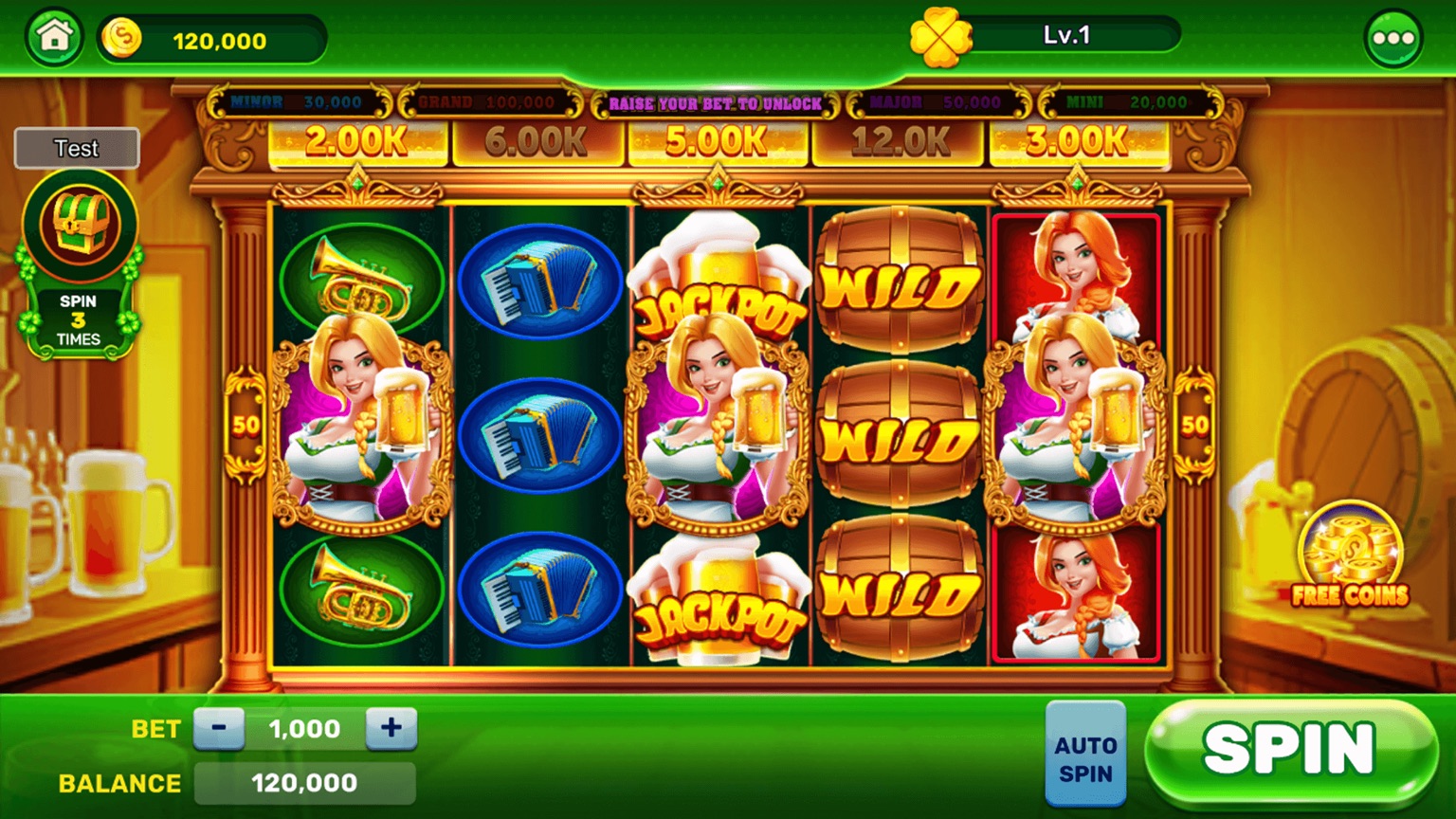 Golden Clover Slots screenshot