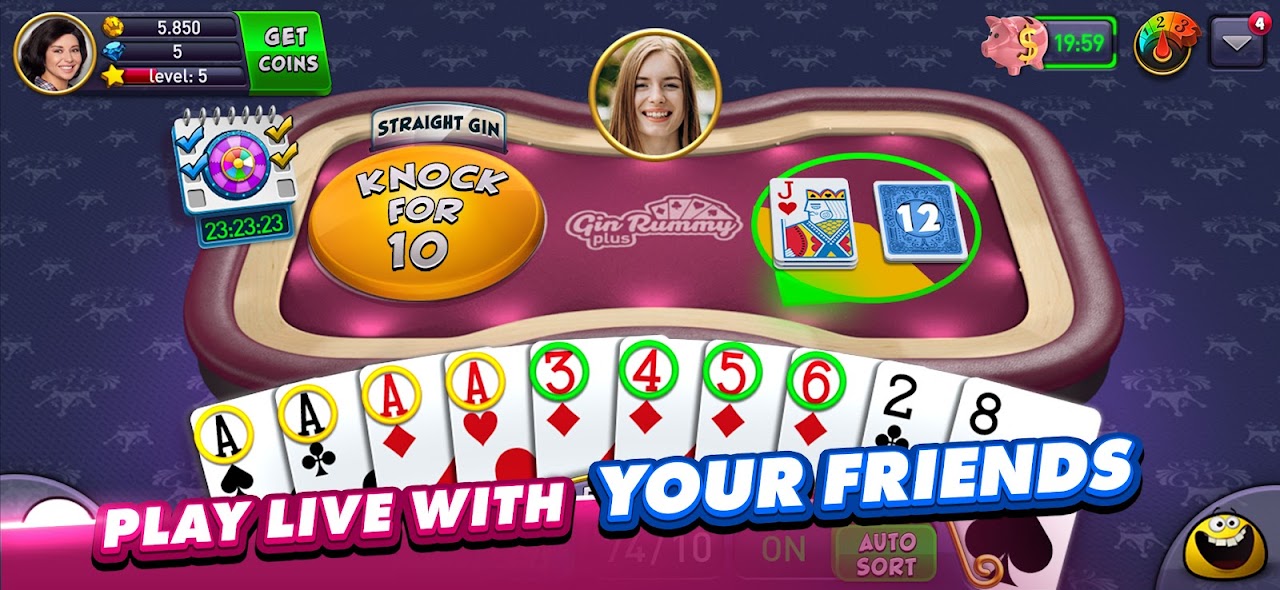 Gin Rummy Plus apk screenshot