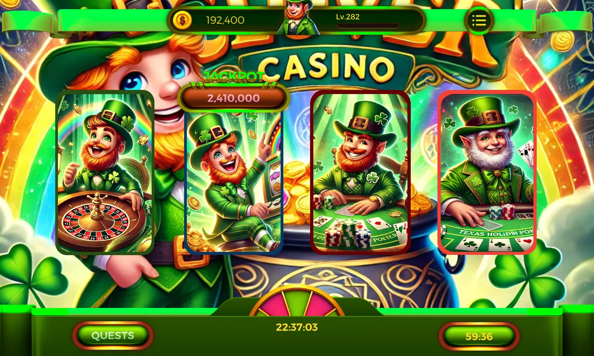 Lucky Clover Casino screenshot