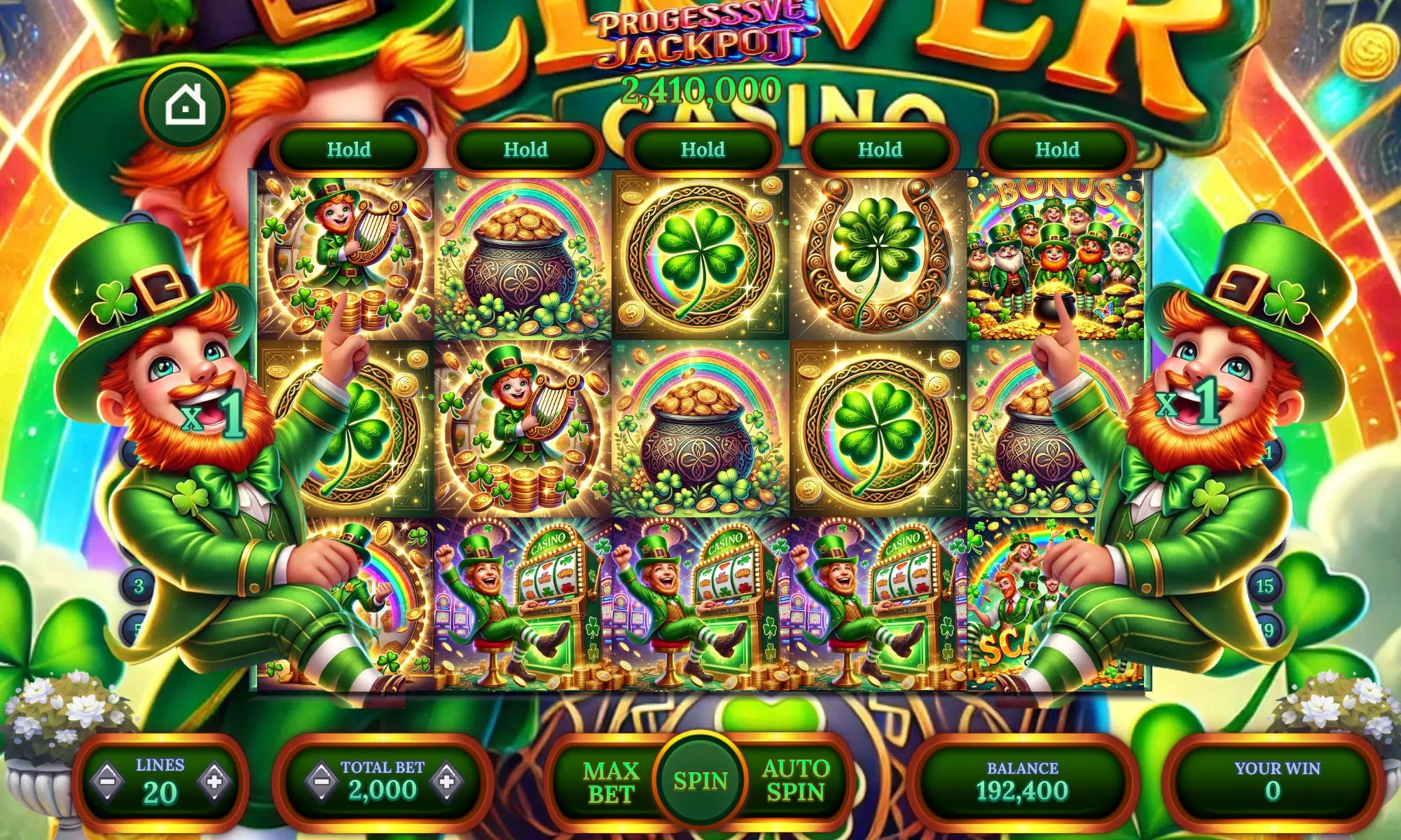 Lucky Clover Casino screenshot