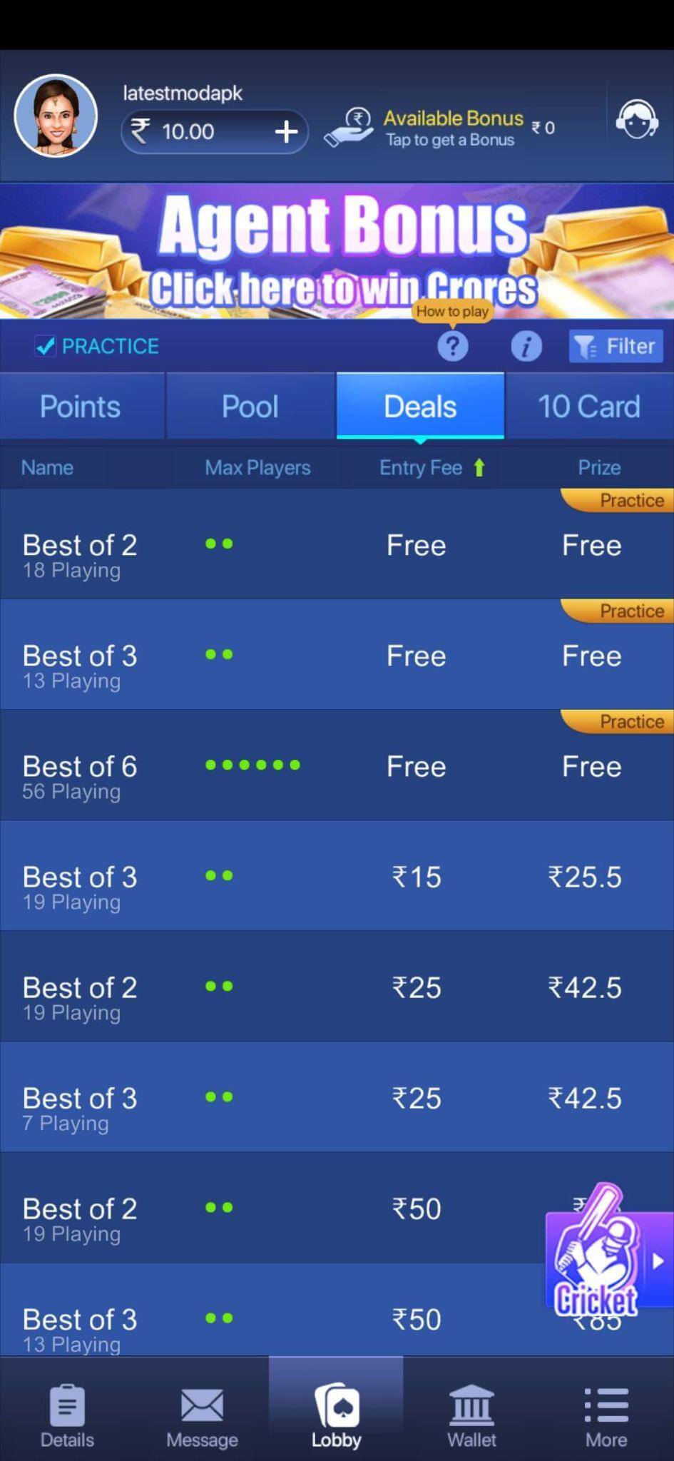 Osom Rummy apk screenshot