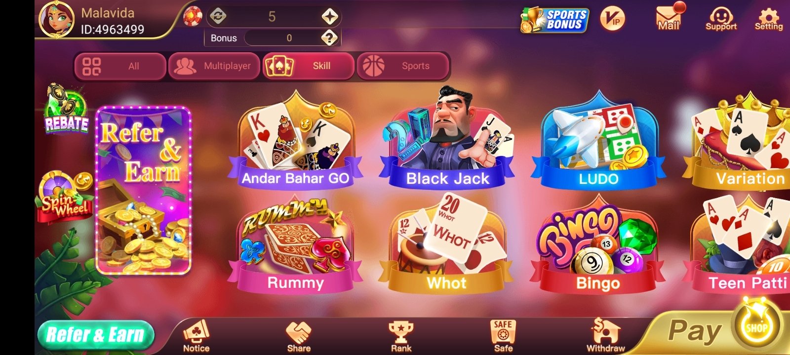 Rummy Mars apk screenshot