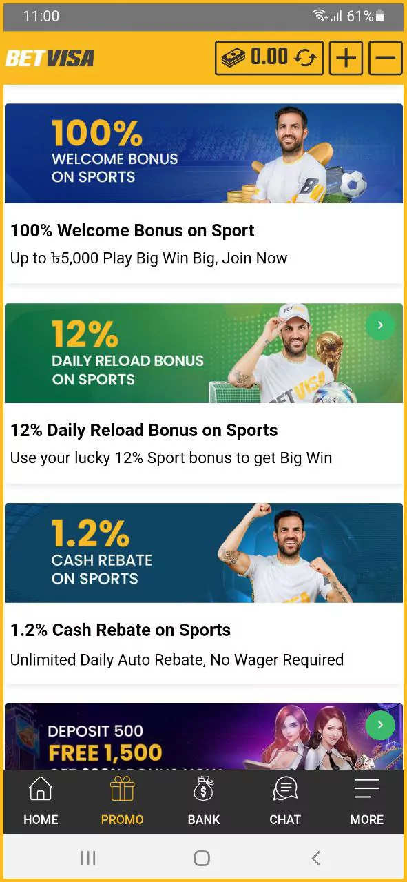 BetVisa screenshot
