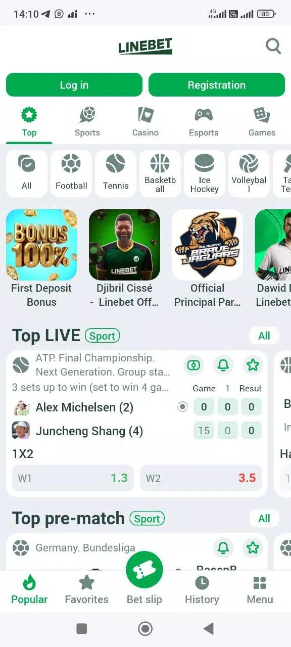 Linebet Mod screenshot
