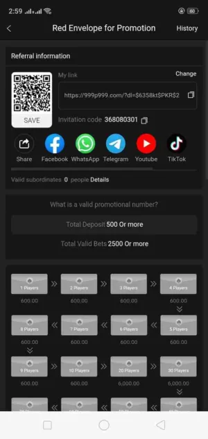 P999 screenshot