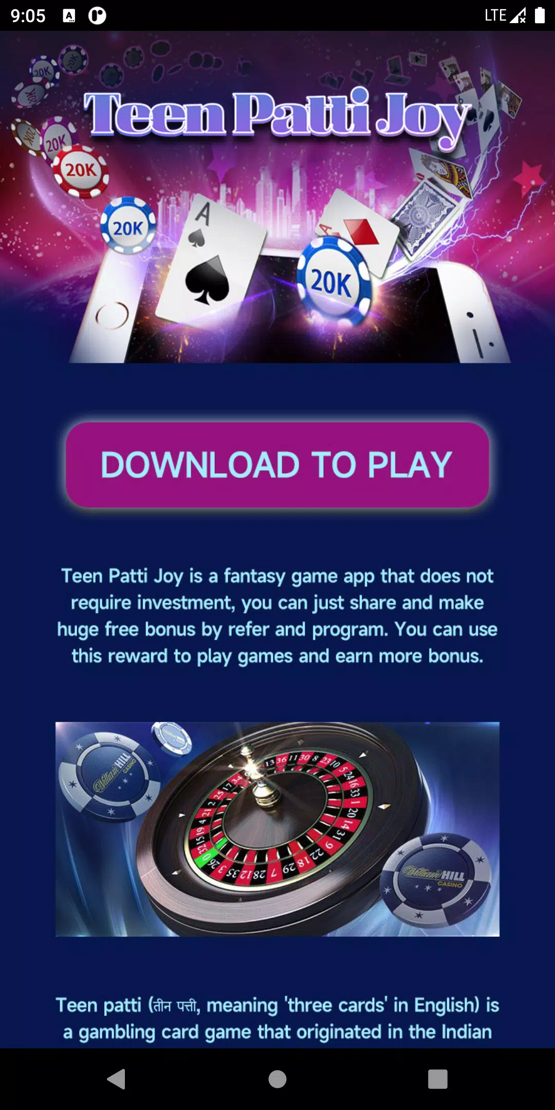 Teen Patti Joy APK screenshot
