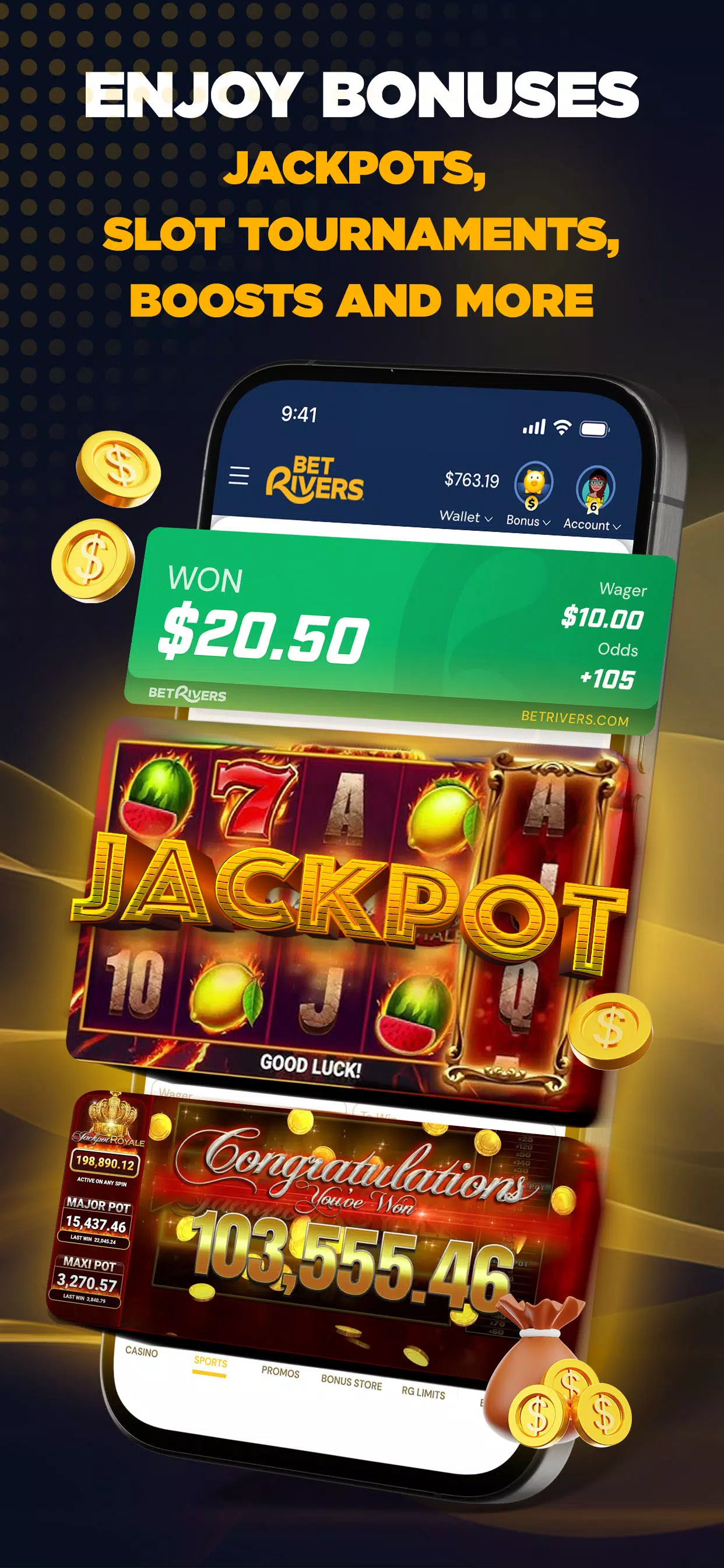 BetRivers Casino screenshot