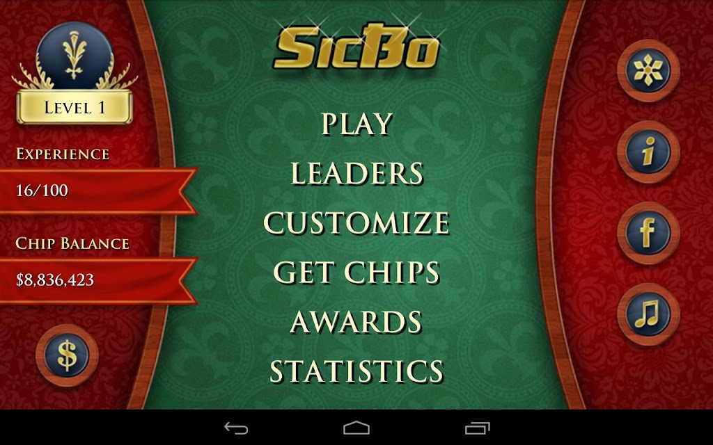 Casino Dice Game: SicBo 1.0.1 screenshot