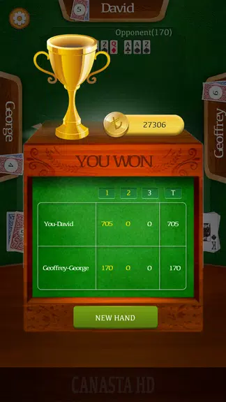 Canasta HD screenshot