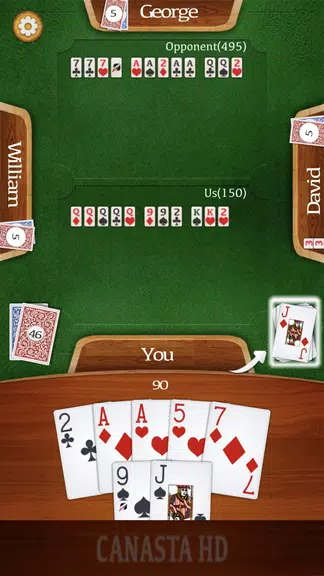 Canasta HD screenshot