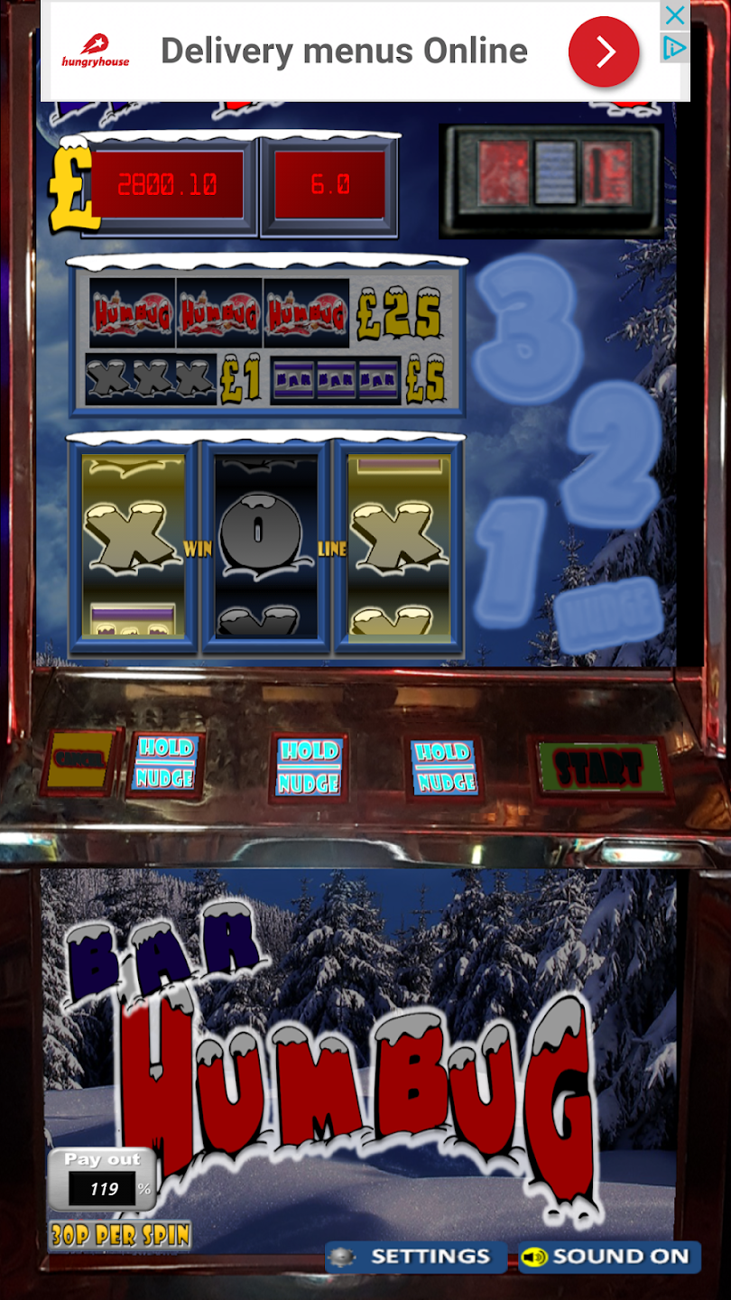 Bar Humbug Christmas Slot Android screenshot