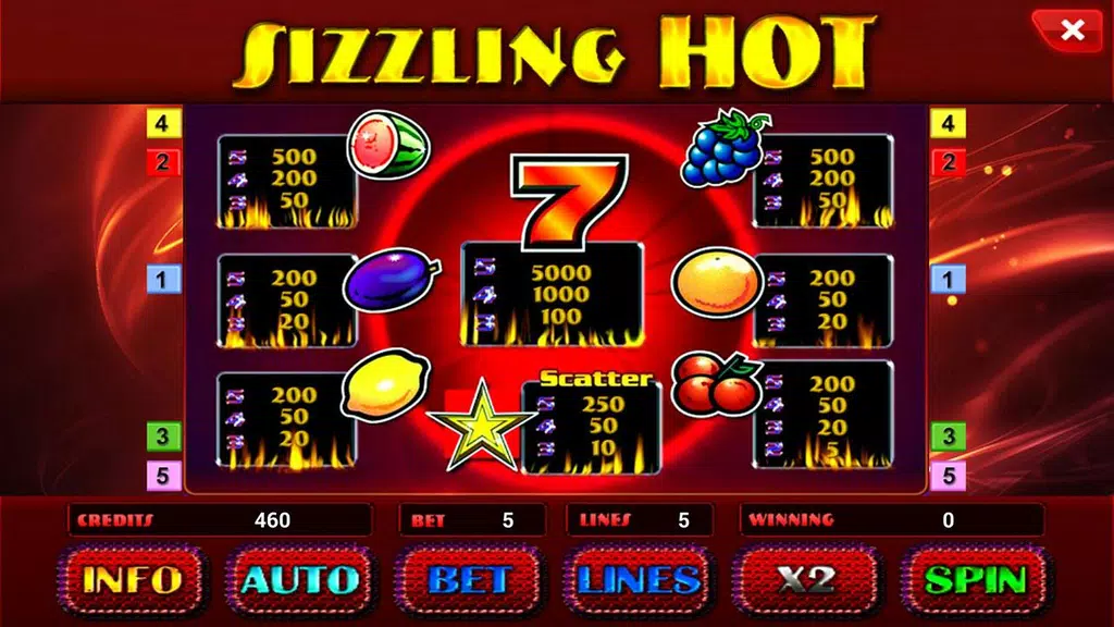 Sizzling Hot™ Deluxe Slot screenshot
