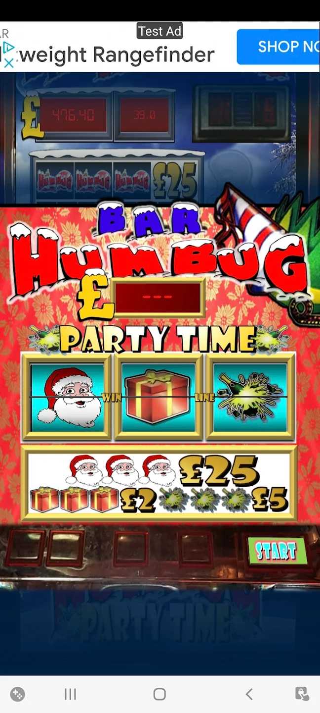 Bar Humbug Christmas Slot Android screenshot