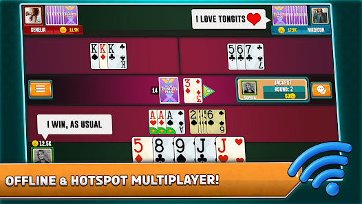 Tongits Plus Offline Card Game screenshot