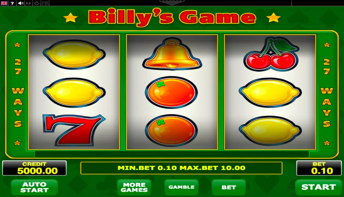 Billy777 screenshot