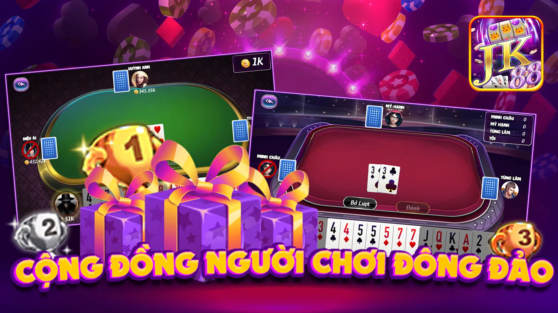 JK88 Game Bai No Hu screenshot