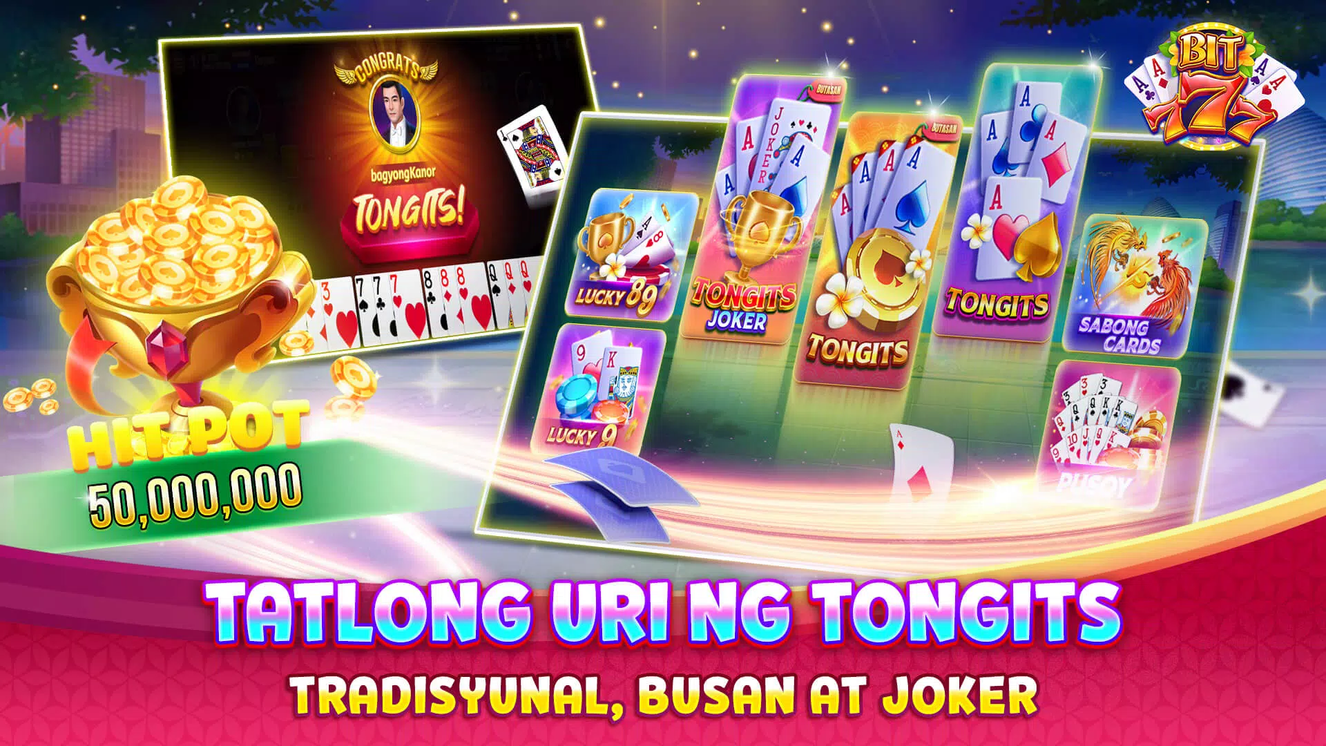 Bit777 - Tongits Pusoy Global screenshot
