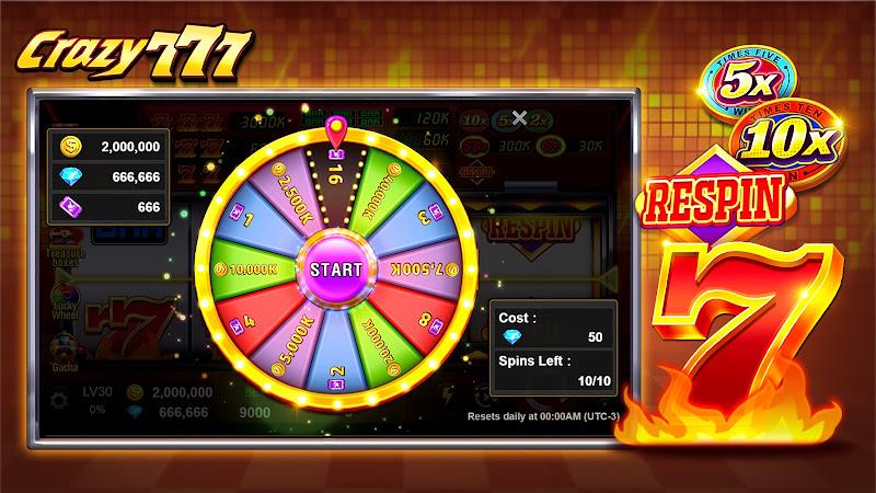 Crazy 777 Slot-TaDa Games 1.1.3 screenshot