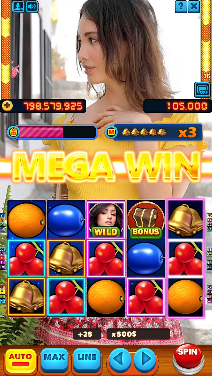 Bikini Model Casino Slots screenshot