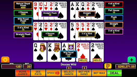 Video Poker Multi Pro Casino screenshot