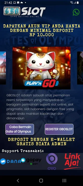 GBOSLOT : Slot Pragmatic Play screenshot
