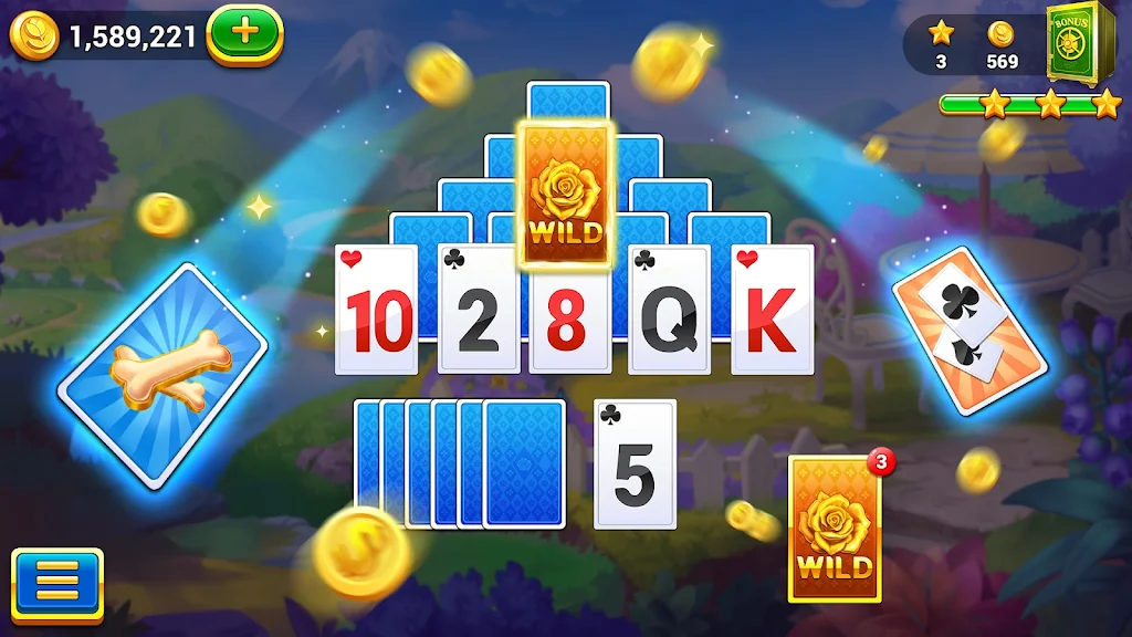 Solitaire Tripeaks Garden screenshot