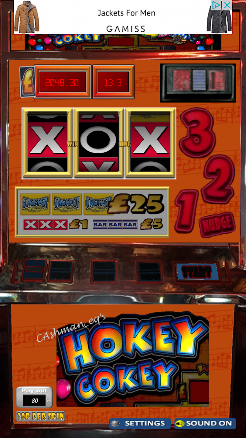 Hokey Cokey UK Slot Machine screenshot