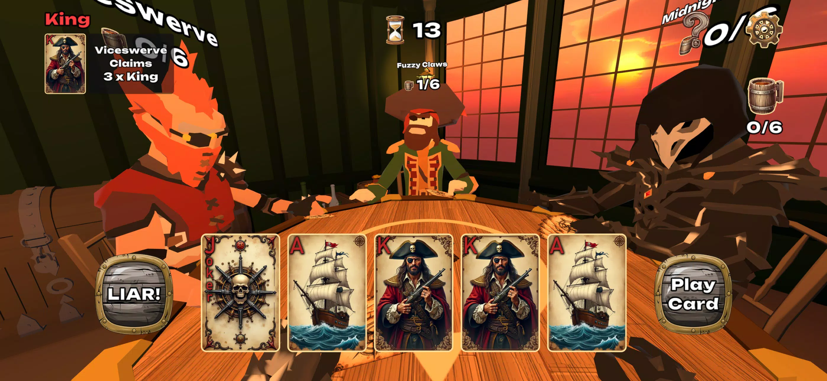 Liar's Cards - Ship of Deceit screenshot