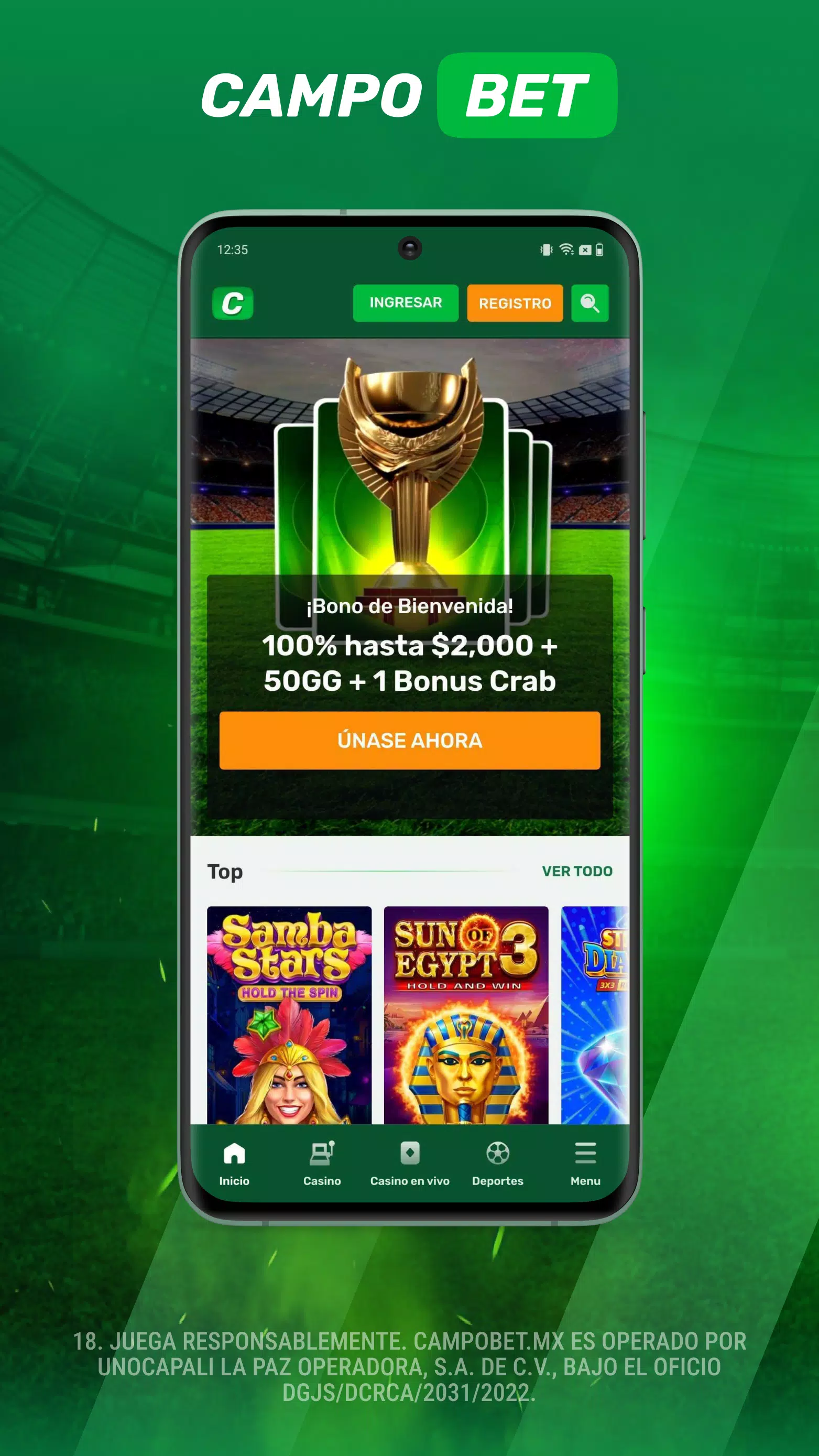 Campobet - Casino y Apuestas screenshot