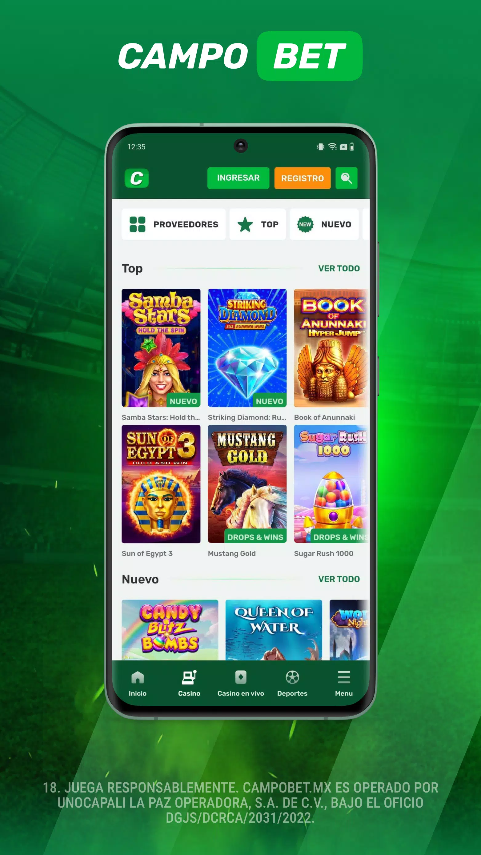 Campobet - Casino y Apuestas screenshot