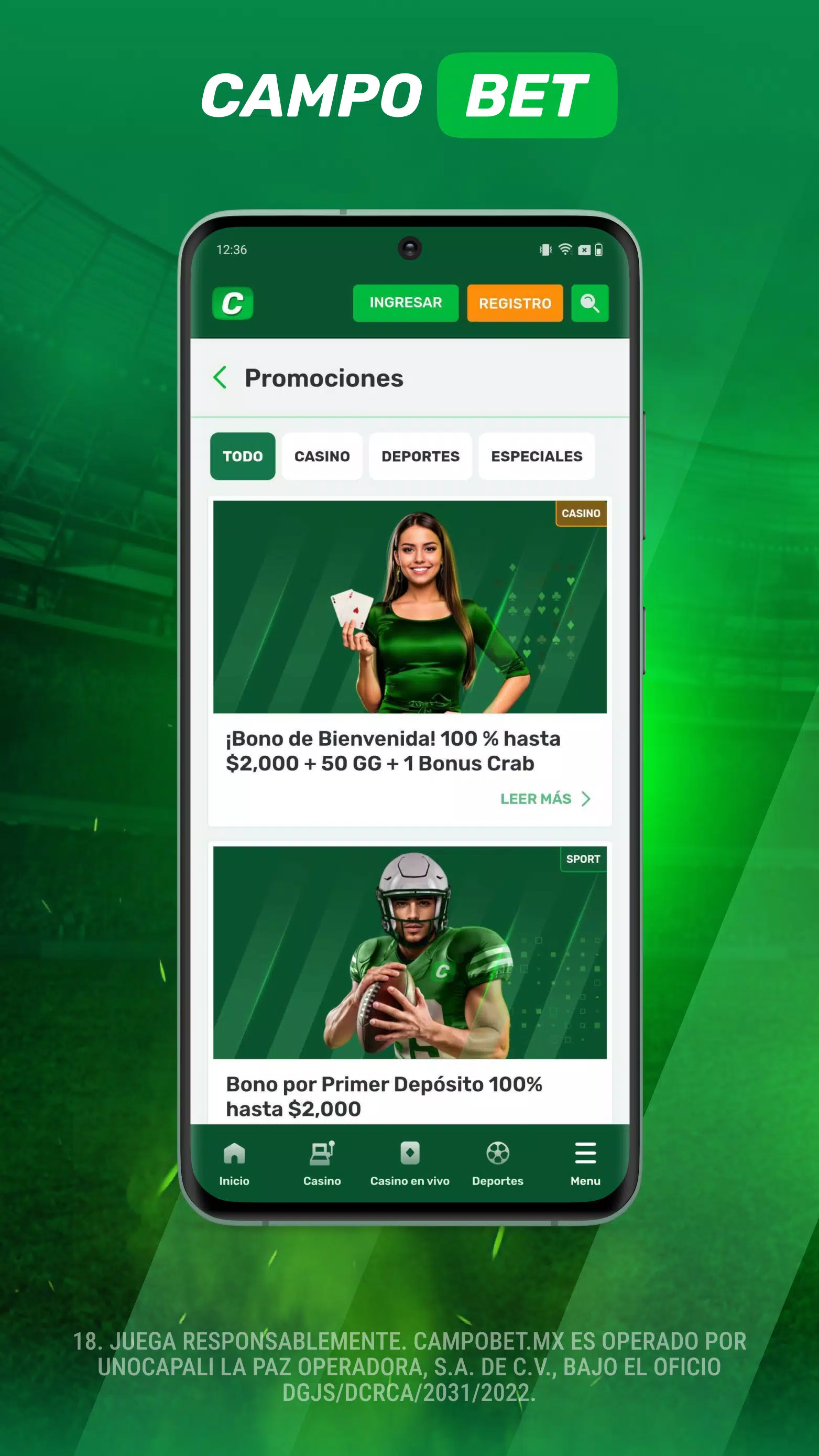 Campobet - Casino y Apuestas screenshot