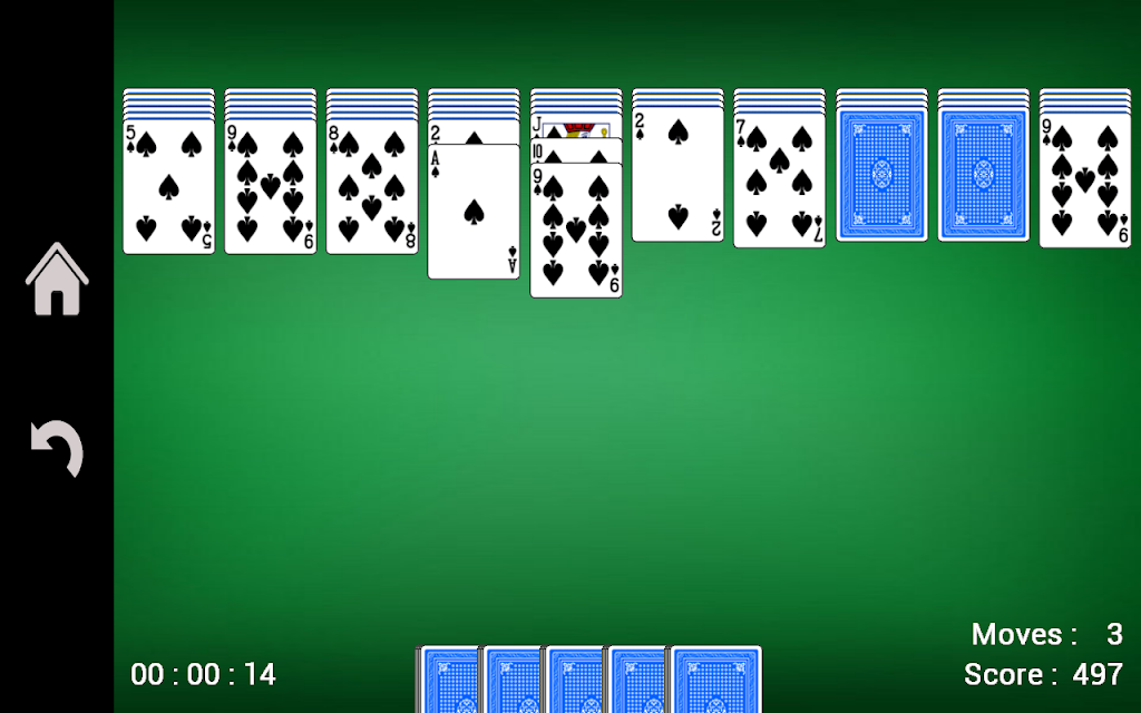 Spider Solitaire screenshot