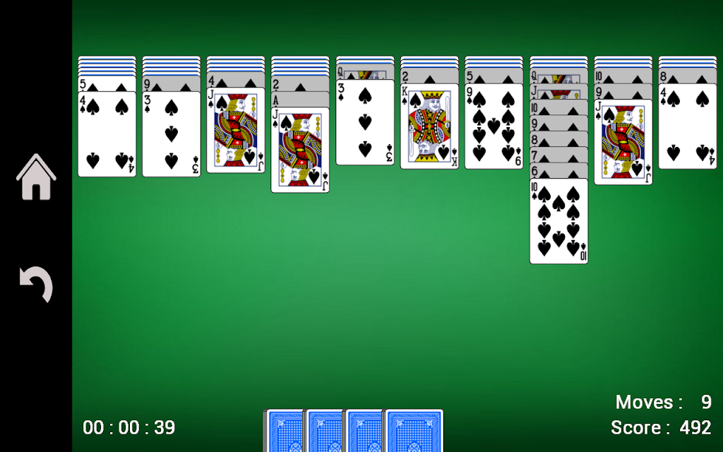 Spider Solitaire screenshot