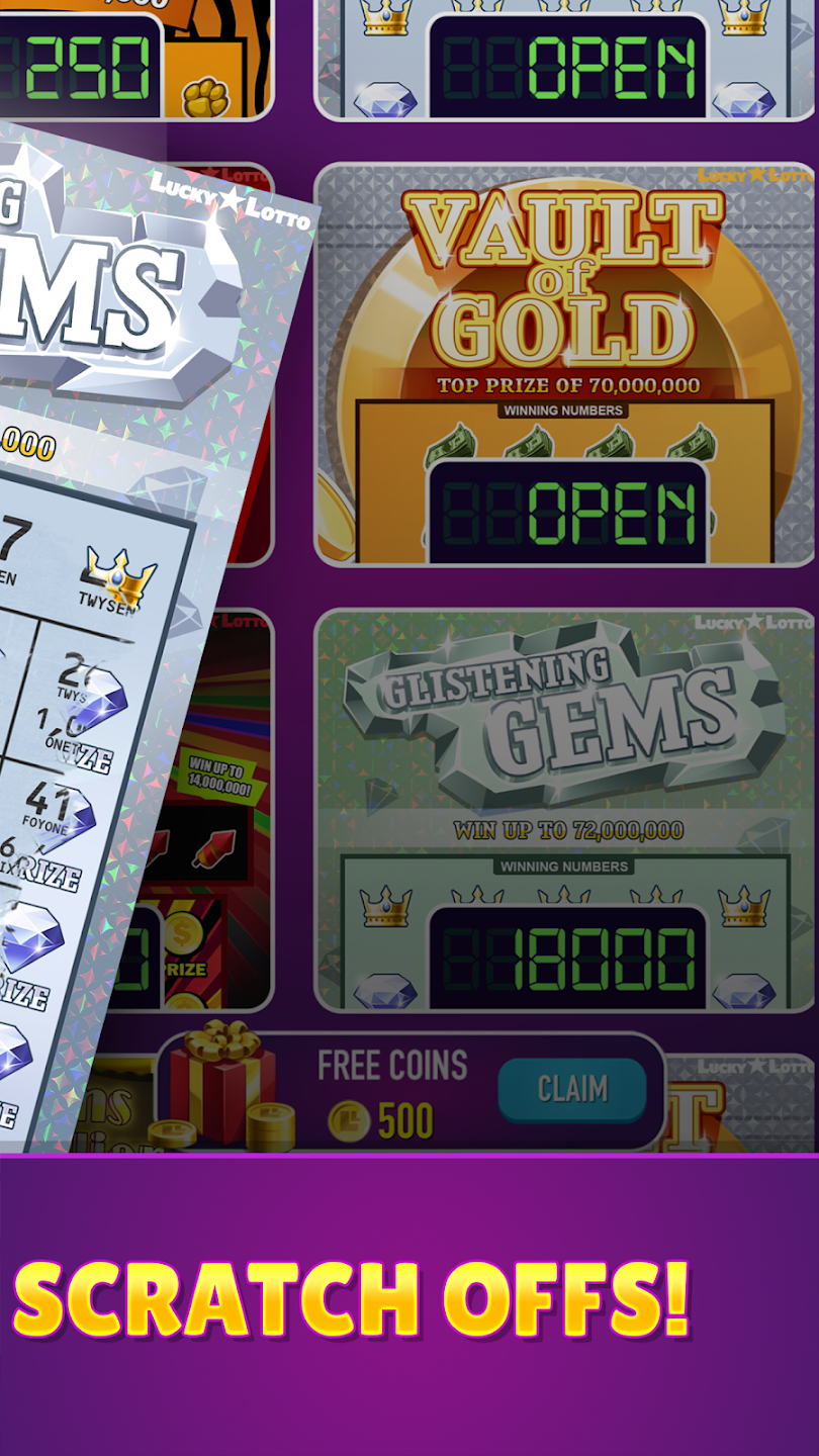 Lucky Lotto - Mega Scratch Off screenshot