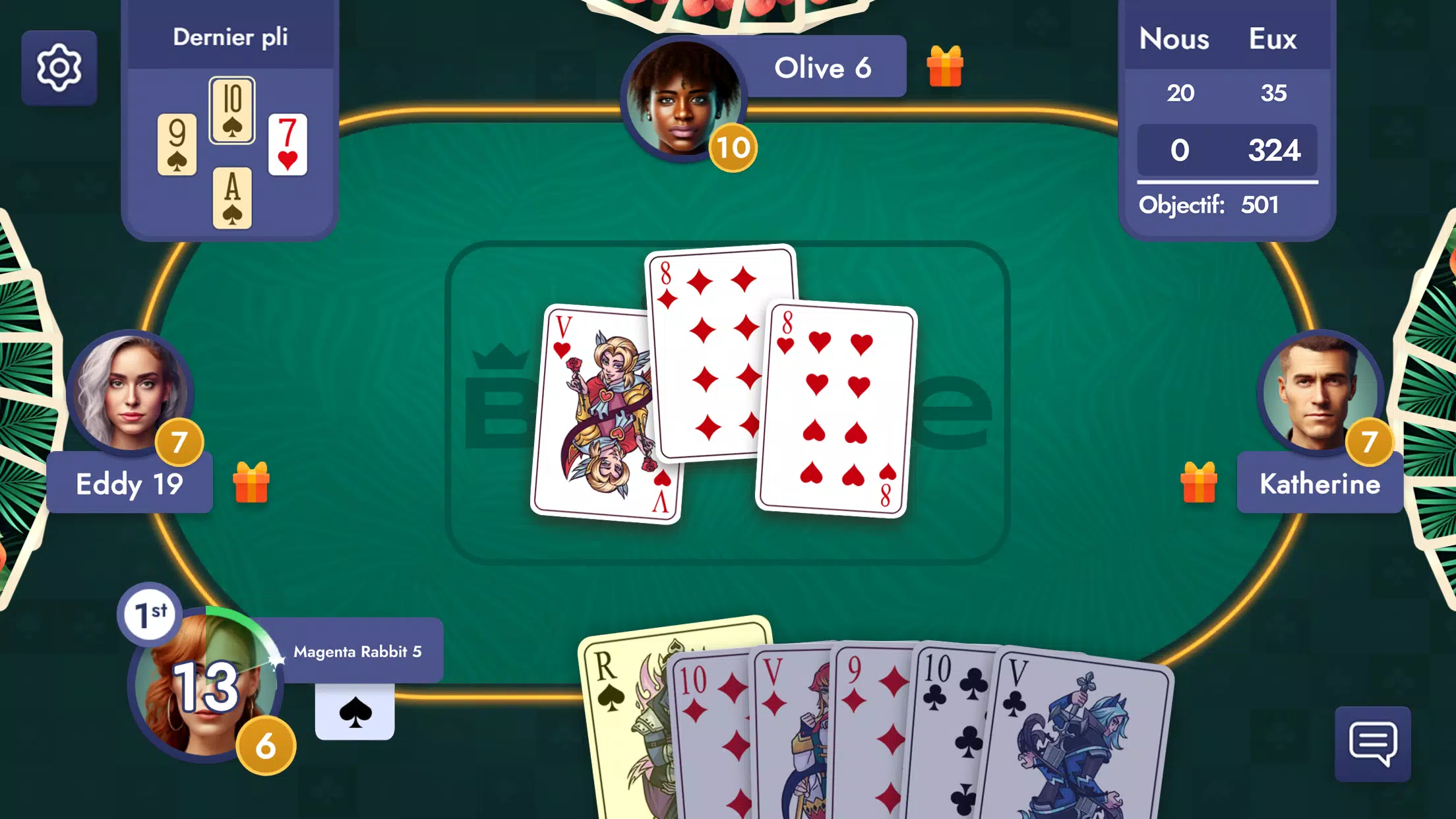 Royal Belote & Coinche screenshot