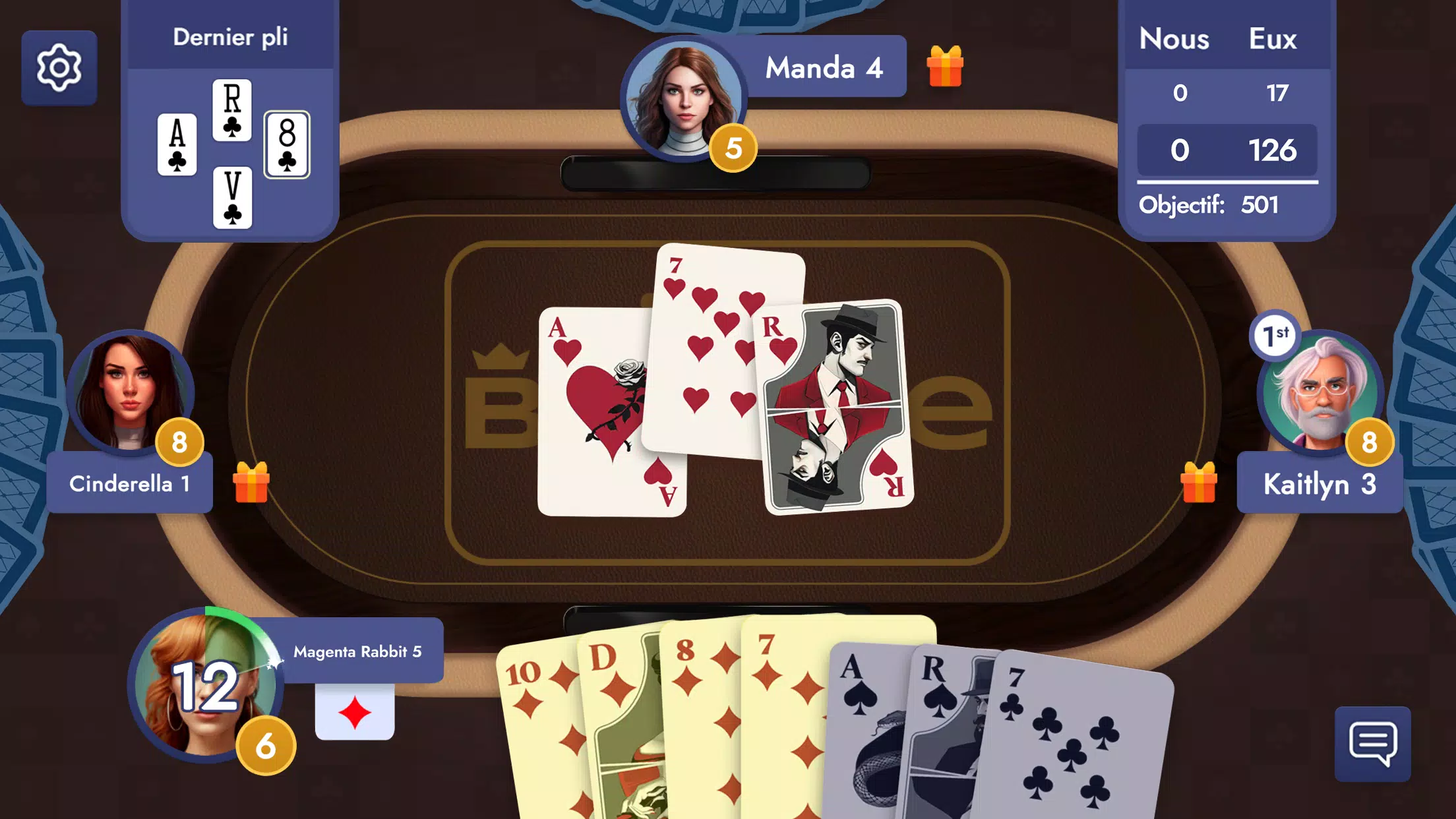 Royal Belote & Coinche screenshot