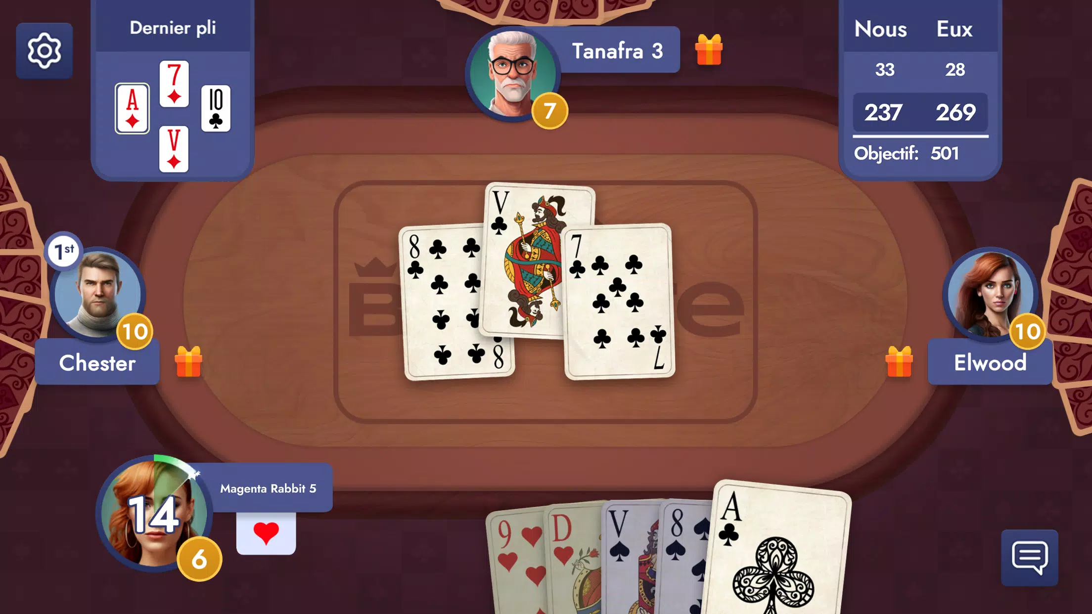 Royal Belote & Coinche screenshot