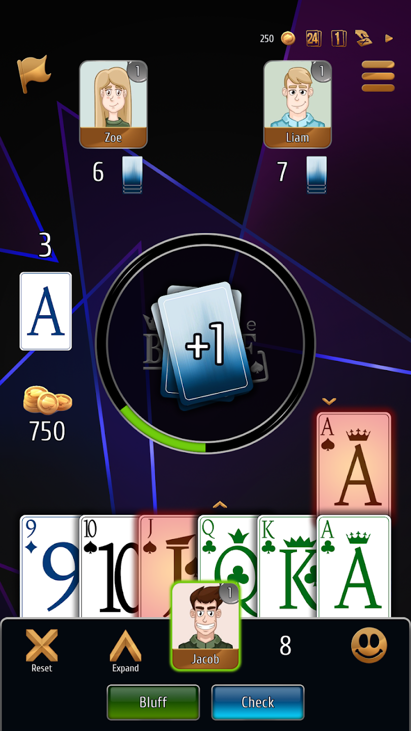 Bluff Online - Card game screenshot