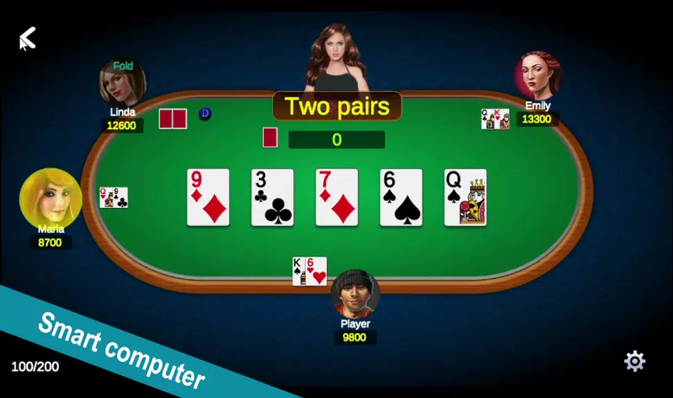 Poker Offline: Texas with Girl screenshot